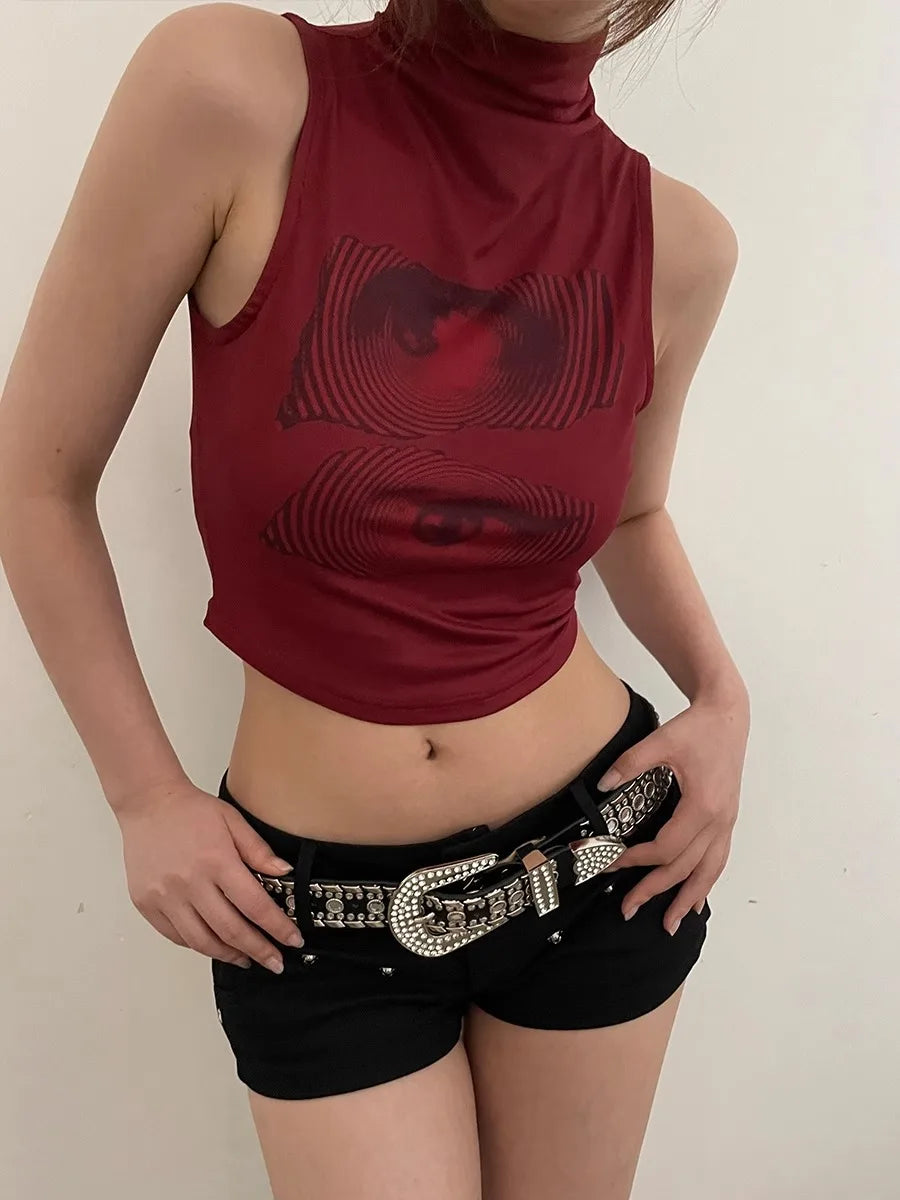 Y2K Gothic Rhinestone Belt