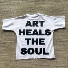 Retro Hip Hop Graphic Cotton T-shirt