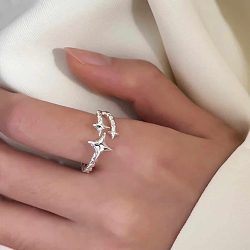 Punk Twine Sparkling Gothic Ring