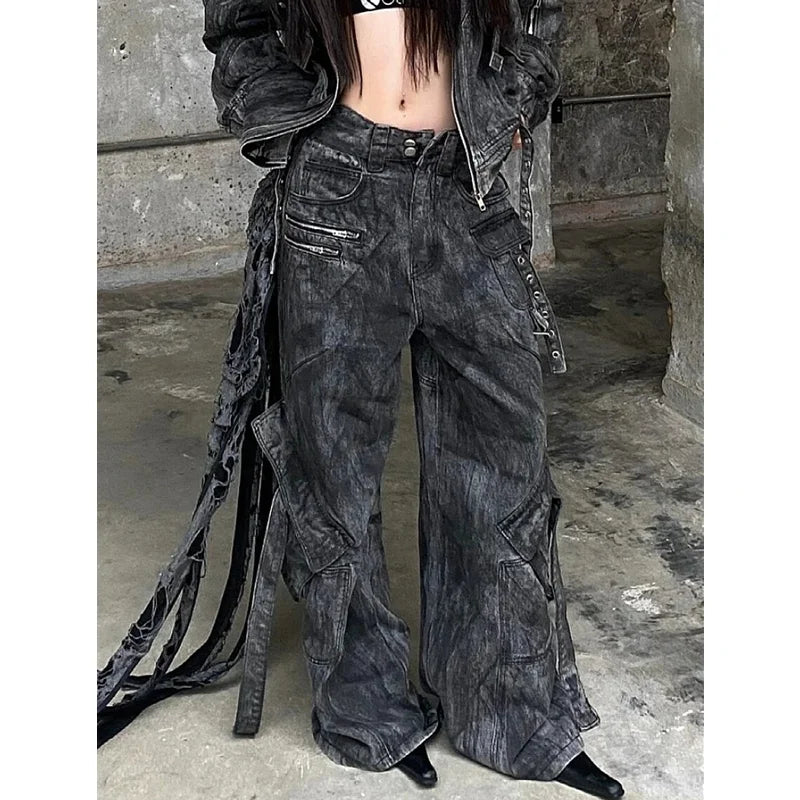 Black Gothic High Waist Pant