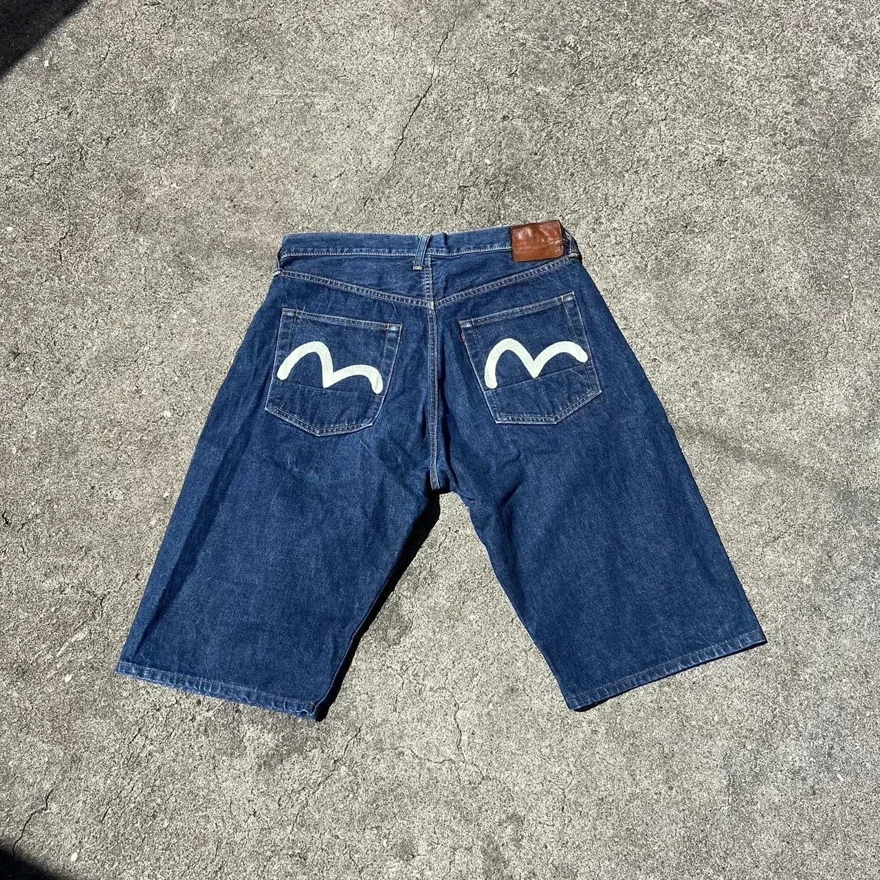 Hip Hop Embroidered Baggy Short