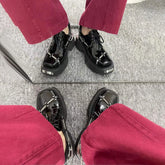 Black Gothic Platform Party Sneaker