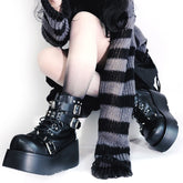 GIGIFOX Platform Gothic Combat Boot