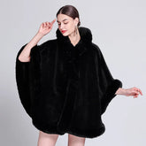 Long Plush Winter Cloak