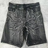 Antique Patchwork Denim Short