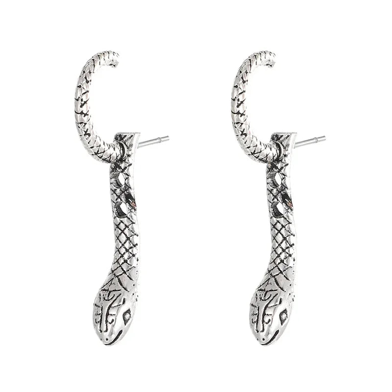 Gothic Animal Snake Hook Personality Earring