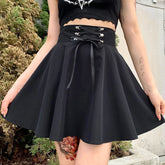 Flared Mini Skater School Skirt
