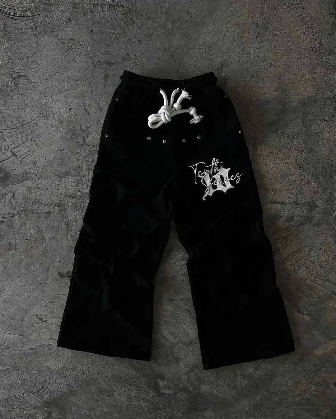 Y2K Gothic Cartoon Print Pant