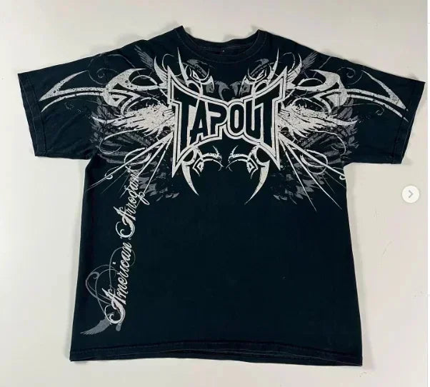 Vintage Hip Hop Oversized Gothic T-shirt