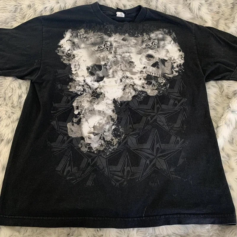 Pure Cotton Gothic Oversized T-shirt