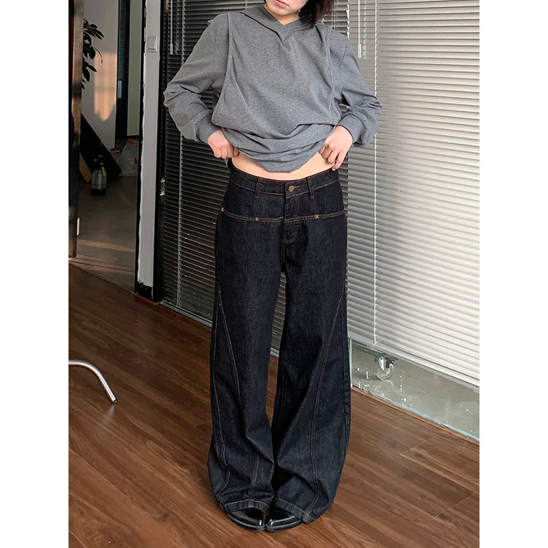 High Waist Vintage Gothic Denim Pant