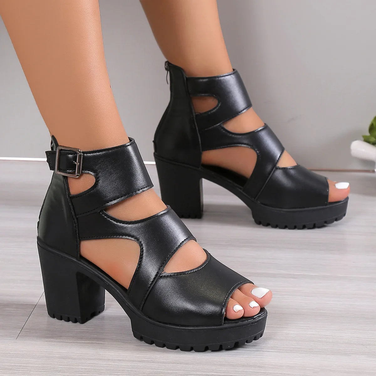 High Heel Gothic Platform Sandal