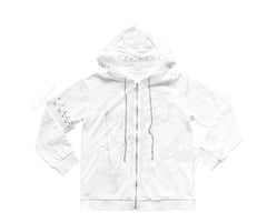 Harajuku Cross Lace-up Splicing Hoodie