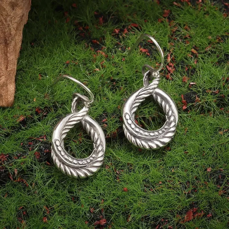 Gothic Black Skull Awl Rock Statement Earring