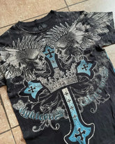 Americana Print Slim Fit Cotton T-shirt