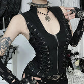 Sleeveless Bandage Corset