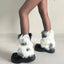 Gothic Imitation Dog Hair Plush Sock