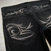 Gothic High Waist Slim Pants