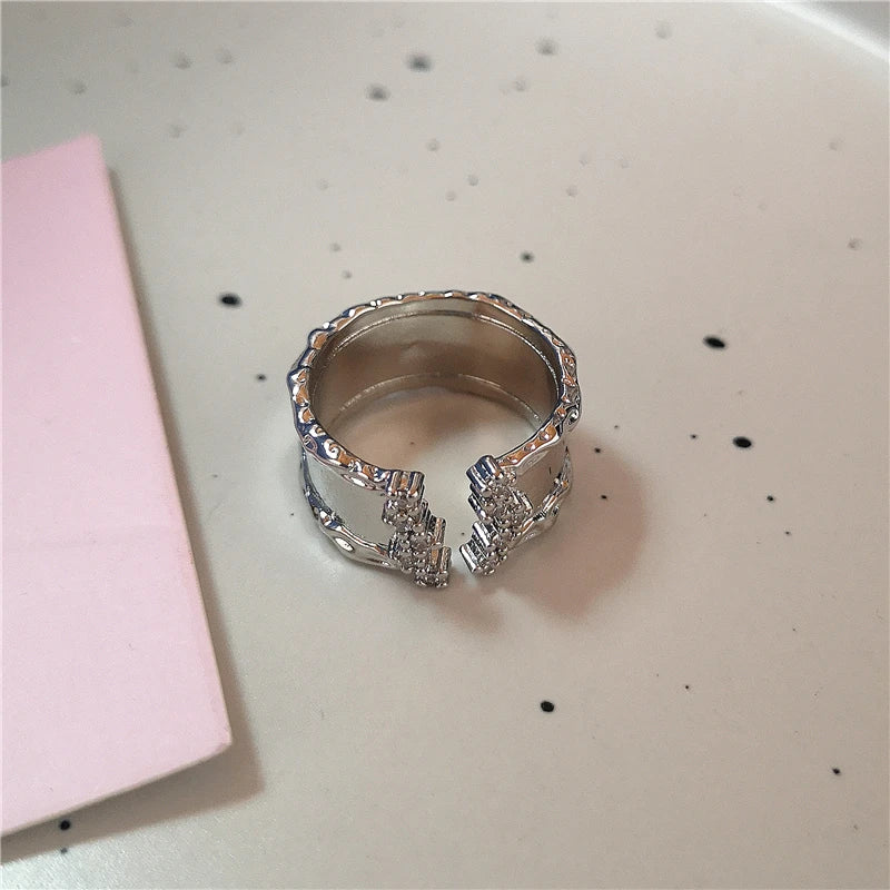 Unisex Insect Exaggeration Cicada Gothic Ring