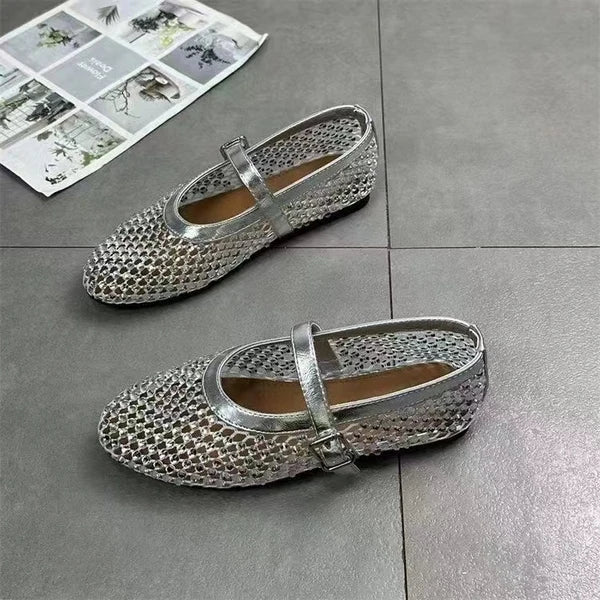 Ballerinas Woman 2024 Round Toe Casual Sneaker Summer Flat