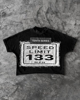 Y2K Hip Hop Graphic Print Irregular Cotton T-shirt