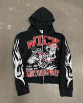 Gothic Printed Pattern Pullover Hoodie