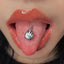 Stainless Steel Hand Finger Punk Tongue Ring