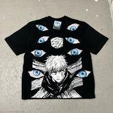 Japanese Hip Hop Graphic Cotton T-shirt