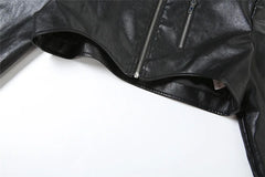 Irregular Hem Crop Jacket