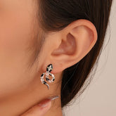 Y2K Spike Rivet Ball Huggie Hoop Earring