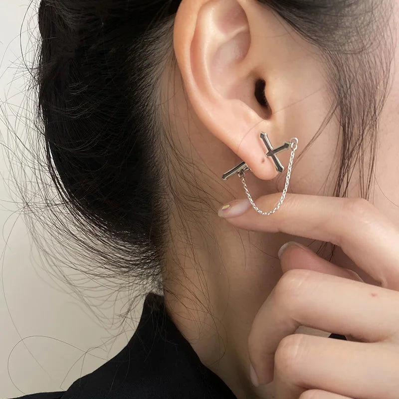 Vintage Dark Gothic Sword Dagger Punk Earring
