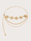 Punk Gothic Hip Hop Layered Waist Chain Belt