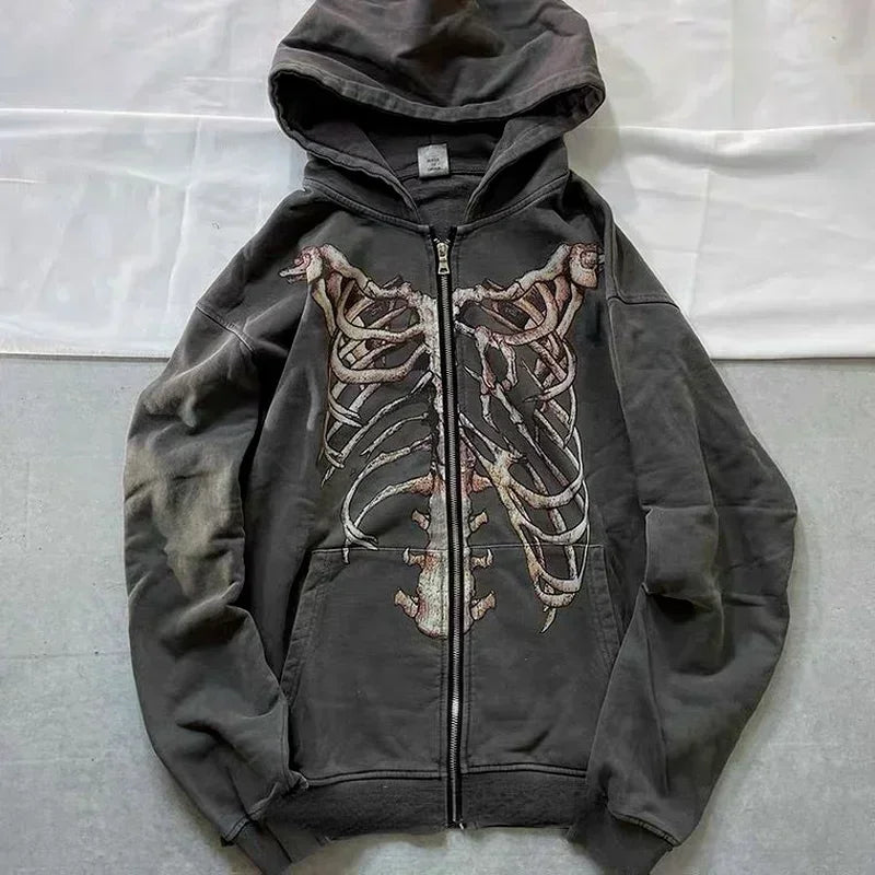 Gothic Eyes Print Sports Hoodie