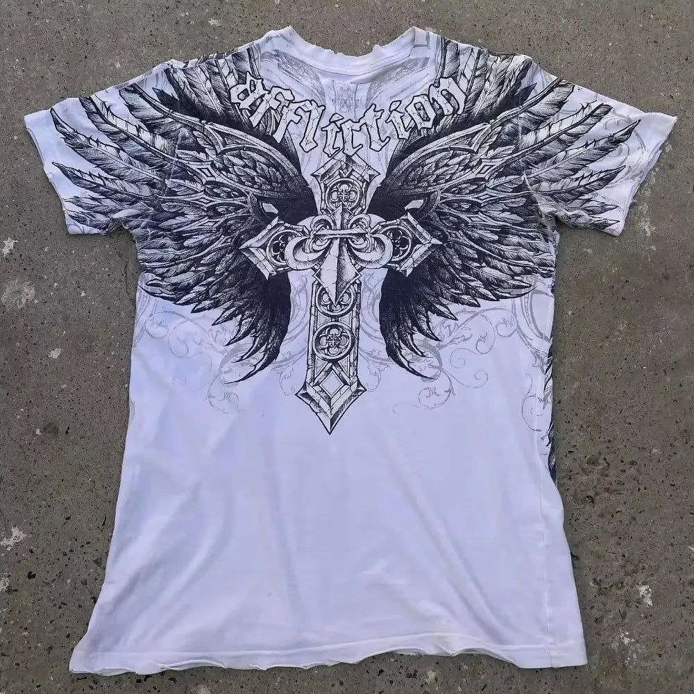 Hip Hop Oversized Cotton T-shirt
