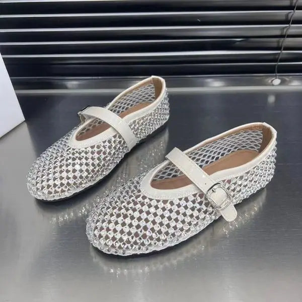 Ballerinas Woman 2024 Round Toe Casual Sneaker Summer Flat