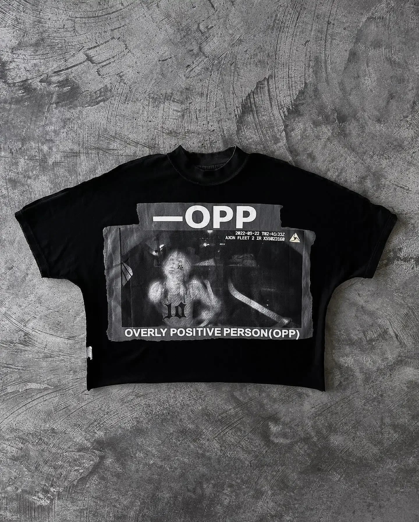 Y2K Punk Hip Hop Cartoon Portrait Graphic T-shirt