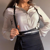 Sexy Gothic Leather Corset Belt