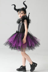Maleficent Style Kid Halloween Costume