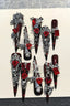 Gothic Heavy-duty Blood Rose Press On Nails