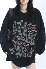 Y2k Vintage Christmas Slim Long Sleeve Chic Sweater