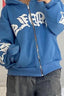 Street Style Zipper Pullover Hoodie