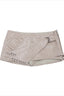 Lace-Up Faux Suede Mini Skirt
