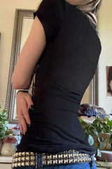 Y2K Wing Graphic Slim Fit T-Shirt