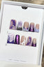 Y2K Floral Beaded Retro Press On Nails