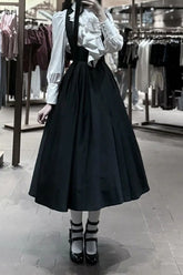 Gothic Nun Lolita Midi Dress
