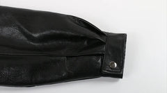 Windproof Thick PU Leather Jacket