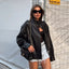 Elastic Hem Oversized Jacket