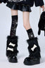 Y2K Spider Web Print Knee High Socks