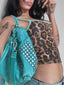 Y2K Leopard Sequin Cami
