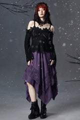 Halloween Gothic Punk Lace Skirt